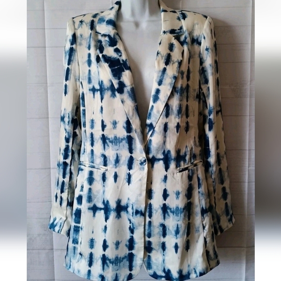 House of Harlow 1960 Jackets & Blazers - House Of Harlow Tie Dye Long Blazer Jacket Mint 198.00